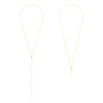 Liebeskind Berlin Halskette - Gold Collection; längenverstellbare Y-Flachanker Gliederkette in der Farbe gold Produktbild Individualität