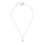 Liebeskind Berlin Halskette mit grober Ankerkette und geometrischem Pendulum-Anhänger in der Farbe silber Zusatzbild