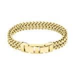 Liebeskind Berlin Armband - The Woven; breites Armband mit grober Struktur in der Farbe gold Produktbild