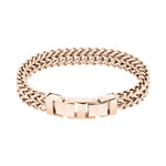 Liebeskind Berlin Armband - The Woven; breites Armband mit grober Struktur in der Farbe roségold Produktbild