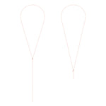 Liebeskind Berlin Halskette - Gold Collection; längenverstellbare Y-Flachanker Gliederkette in der Farbe roségold Produktbild Individualität
