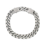 Fynch-Hatton Armband aus breiter Panzerkette in der Farbe silber; Produktbild 