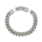 Fynch-Hatton Armband aus breiter Panzerkette in der Farbe silber; Zusatzbild 