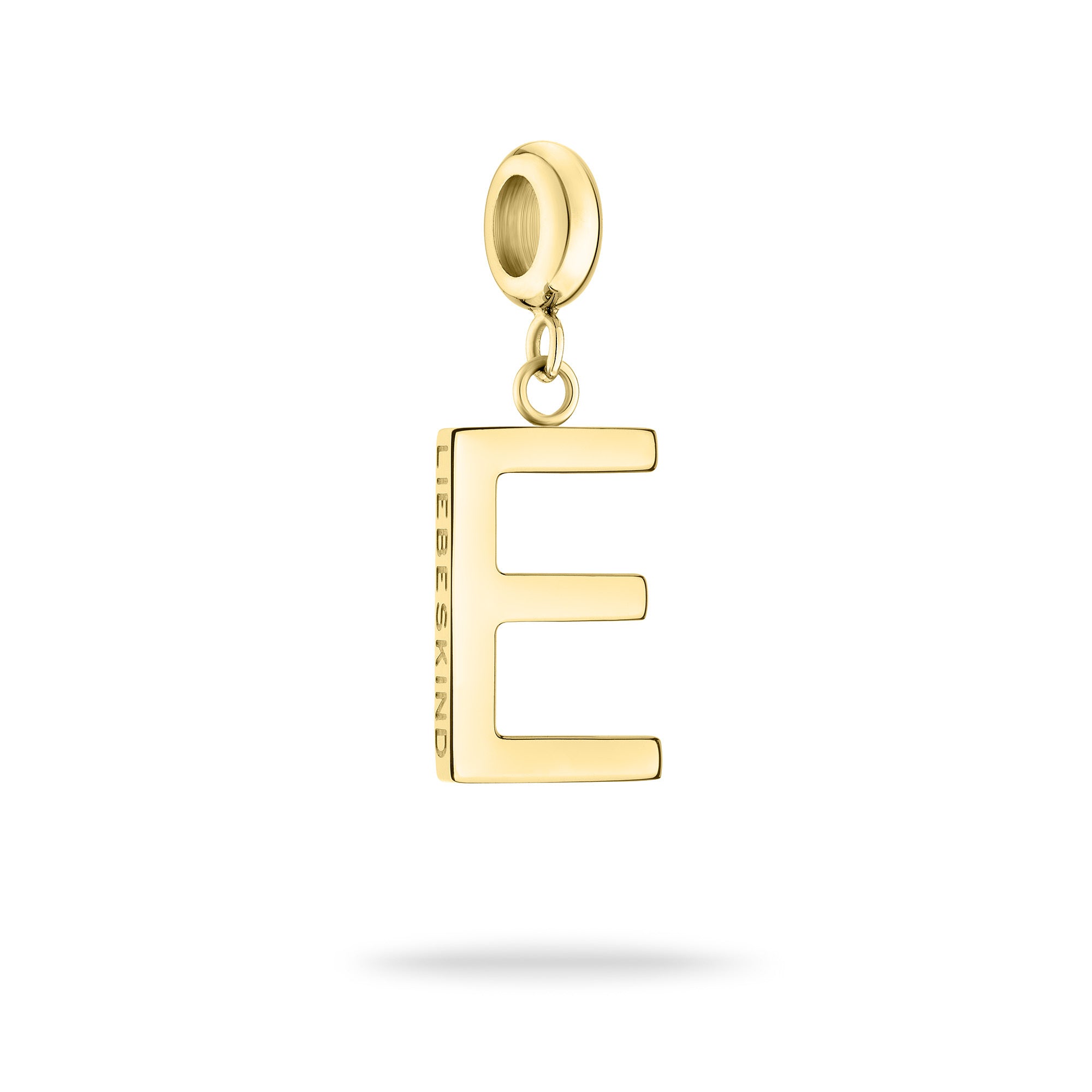 Liebeskind Berlin Charm in E-Form in der Farbe gold Produktbild