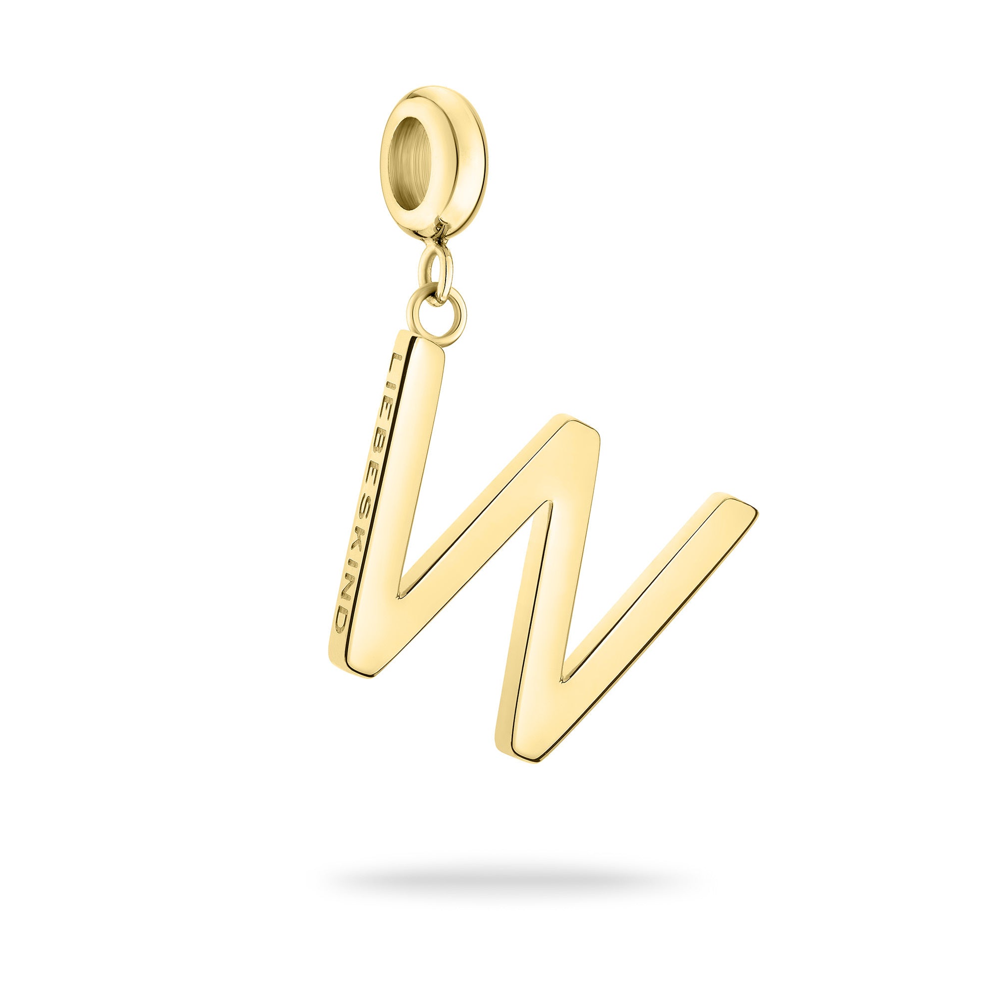 Liebeskind Berlin Charm in W-Form in der Farbe gold Produktbild