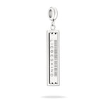 Liebeskind Berlin Charm in Tag-Form in der Farbe silber Produktbild 