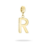 Liebeskind Berlin Charm in R-Form in der Farbe gold Produktbild