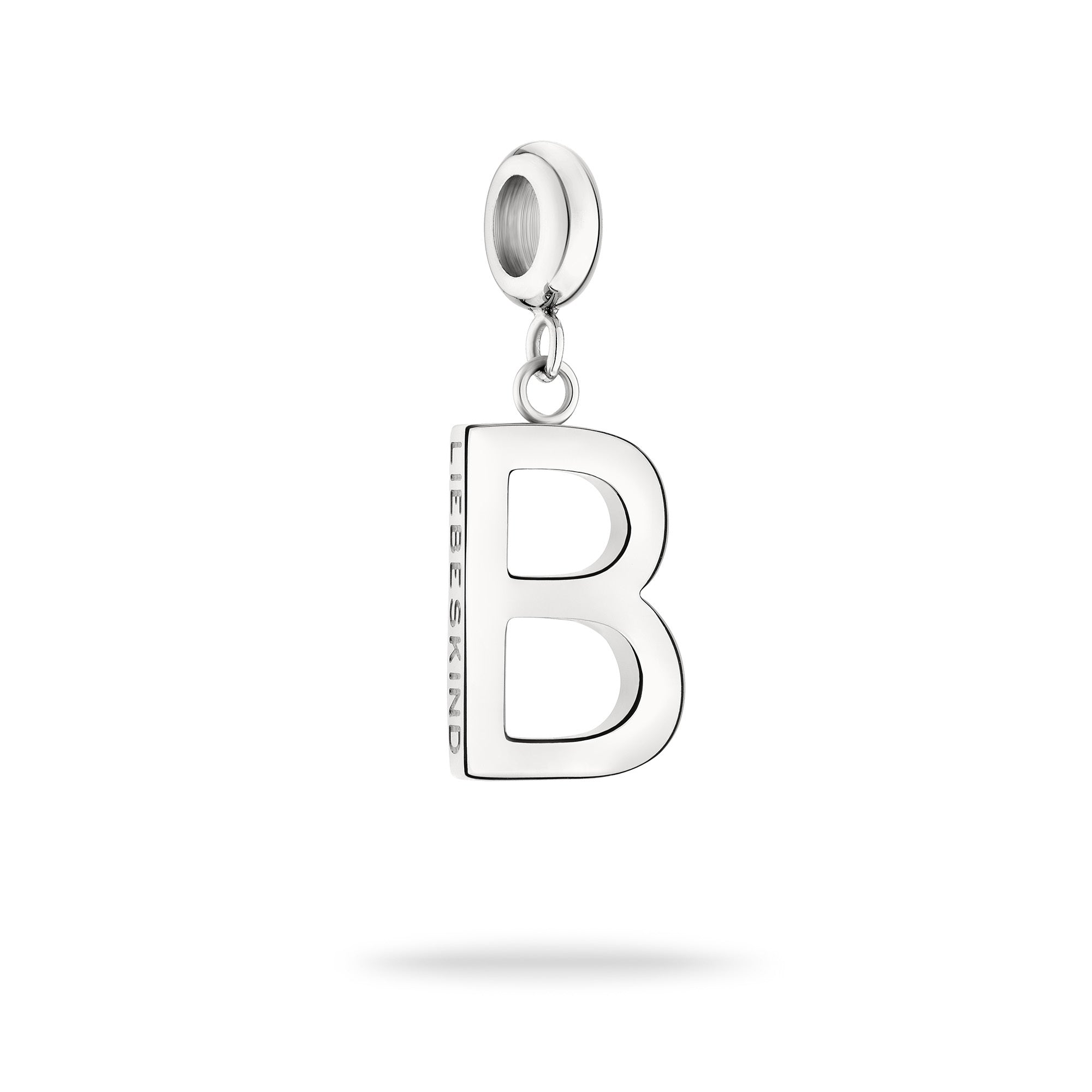 Liebeskind Berlin Charm in B-Form in der Farbe silber Produktbild