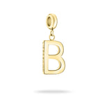 Liebeskind Berlin Charm in B-Form in der Farbe gold Produktbild