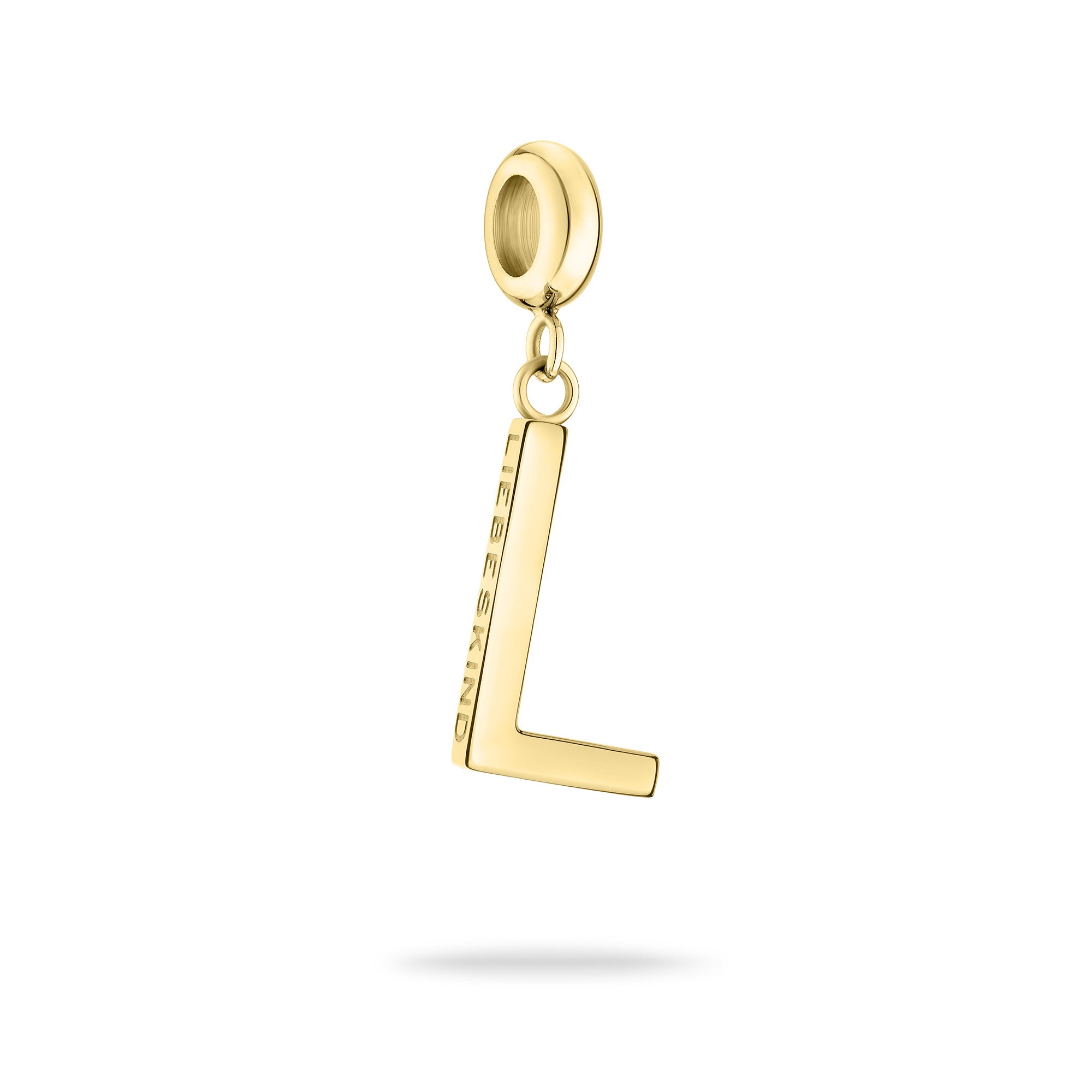 Liebeskind Berlin Charm in L-Form in der Farbe gold Produktbild