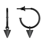 Liebeskind Berlin Creole mit Kegelanhänger in der Farbe schwarz; Zusatzbild