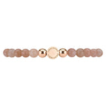Liebeskind Berlin Armband Beads; Pink Opal in der Farbe roségold Steingröße 6mm Produktbild Frontansicht
