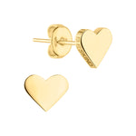 Liebeskind Berlin Ohrstecker in Herzform, in der Farbe gold; Zusatzbild