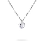 Tamaris Halskette - Be My Valentine; in der Farbe silber mit feiner Kette und herzförmig geschliffenen Zirkonia Produktbild