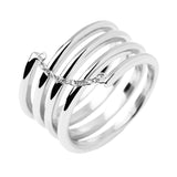 PDPaola Ring – Spiral Ring mit Detail in 52