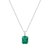 Amen Halskette – The Green Square Pendant