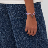 COPENHAGEN STUDIOS Armband - Fabric Link - Cool | Time