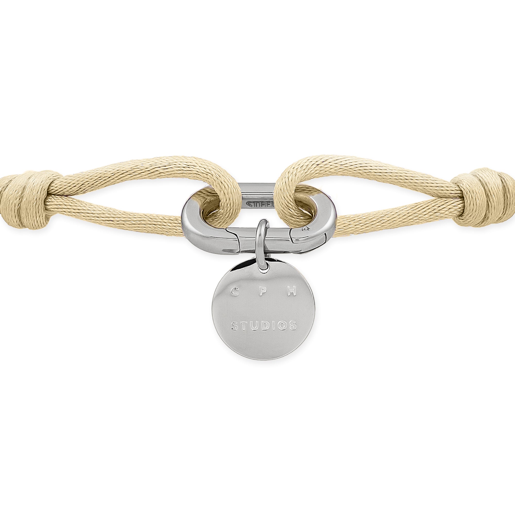 COPENHAGEN STUDIOS Armband - Fabric Link - Cool | Time