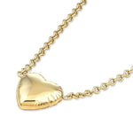 Copenhagen Studios COPENHAGEN STUDIOS Halskette - Balloon Hearts: Goldkette mit einem glänzenden, aufgeblasenen herzförmigen Anhänger, inspiriert von der Kollektion Balloon Hearts, auf weißem Hintergrund.