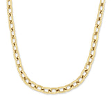 Elegante Halskette mit ovalen Gliedern in schlichtem, klassischem Design-COPENHAGEN STUDIOS Halskette - Basic Chains von Copenhagen Studios auf weißem Grund.