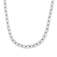 Die COPENHAGEN STUDIOS Halskette - Basic Chains von Copenhagen Studios besteht aus klobigen, ovalen Gliedern und ist ein echtes Statement, das elegant auf weißem Grund präsentiert wird.