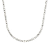 Die COPENHAGEN STUDIOS Halskette - Basic Chains von Copenhagen Studios zeichnet sich durch kleine, runde, silberne Glieder aus - eine dezente, aber elegante Halskette, die sich perfekt zum Lagenlook oder zum Tragen mit kühnen Stücken eignet.