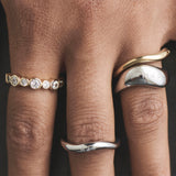 COPENHAGEN STUDIOS Ring - Modern Glittery