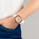 COPENHAGEN STUDIOS Armbanduhr - Curved Leather