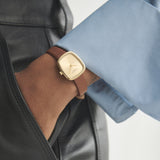 COPENHAGEN STUDIOS Armbanduhr - Mini Curved Leather Watch