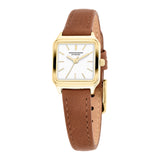 COPENHAGEN STUDIOS Armbanduhr - Mini Vintage Square Leather Watch