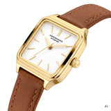 COPENHAGEN STUDIOS Armbanduhr - Mini Vintage Square Leather Watch