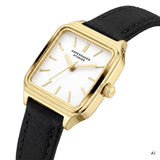 COPENHAGEN STUDIOS Armbanduhr - Mini Vintage Square Leather Watch