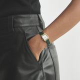 COPENHAGEN STUDIOS Armbanduhr - Mini Vintage Square Leather Watch