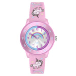 Die Cool Time Kids Armbanduhr - The Cool Pink Unicorn von Cool Time hat ein Einhorn- und Regenbogen-Armbanddesign und ein leuchtendes Regenbogen-Zifferblatt - eine ideale Einhorn-Uhr für junge Träumer.