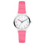 Die Cool Time Kids Armbanduhr - The Cool Pink Butterfly von Cool Time begeistert mit bunten Zahlen, Schmetterlingsmotiven am pinken Band und ist die perfekte Uhr für Mädchen.