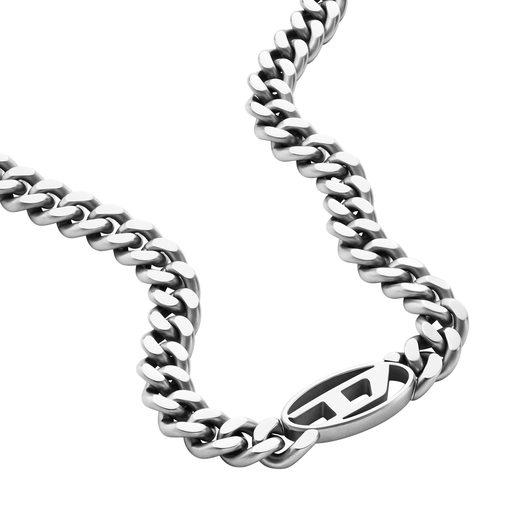 Diesel Halskette – The Link with Logo Tag - Cool | Time