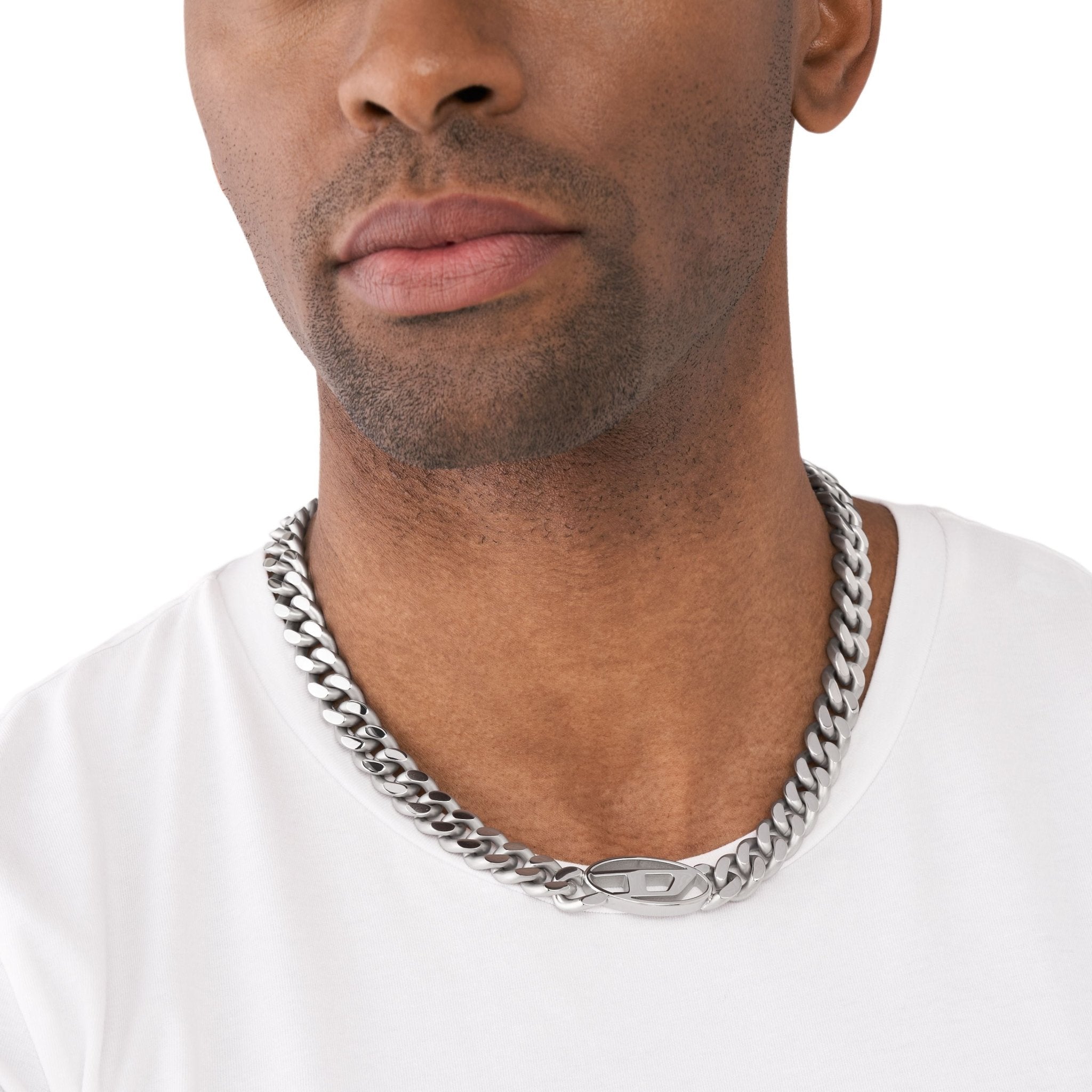 Diesel Halskette – The Link with Logo Tag - Cool | Time