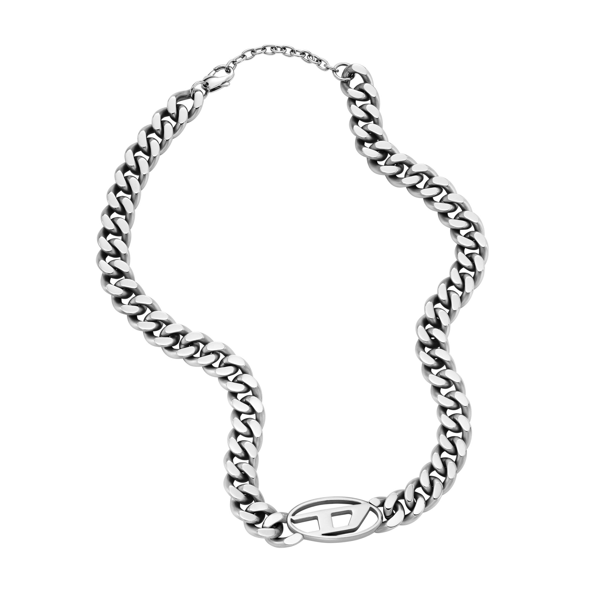 Diesel Halskette – The Link with Logo Tag - Cool | Time