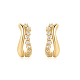 Ania Haie Ohrringe - Gold Sparkle Double Huggies