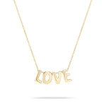 Die Echtzeit Halskette - Love Letters von Echtzeit ist eine filigrane Damenkette mit elegantem Schriftzug - das perfekte Schmuckstück für besondere Anlässe.