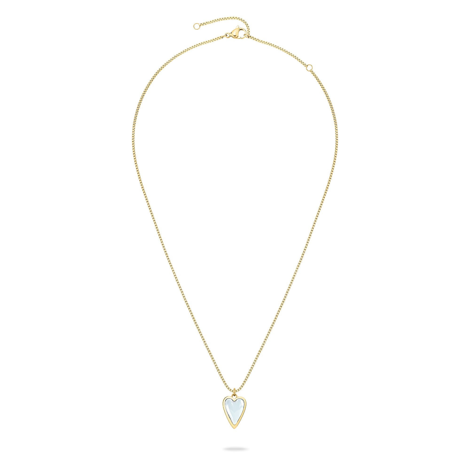 LIEBESKIND BERLIN Halskette - Glass Heart - Cool | Time