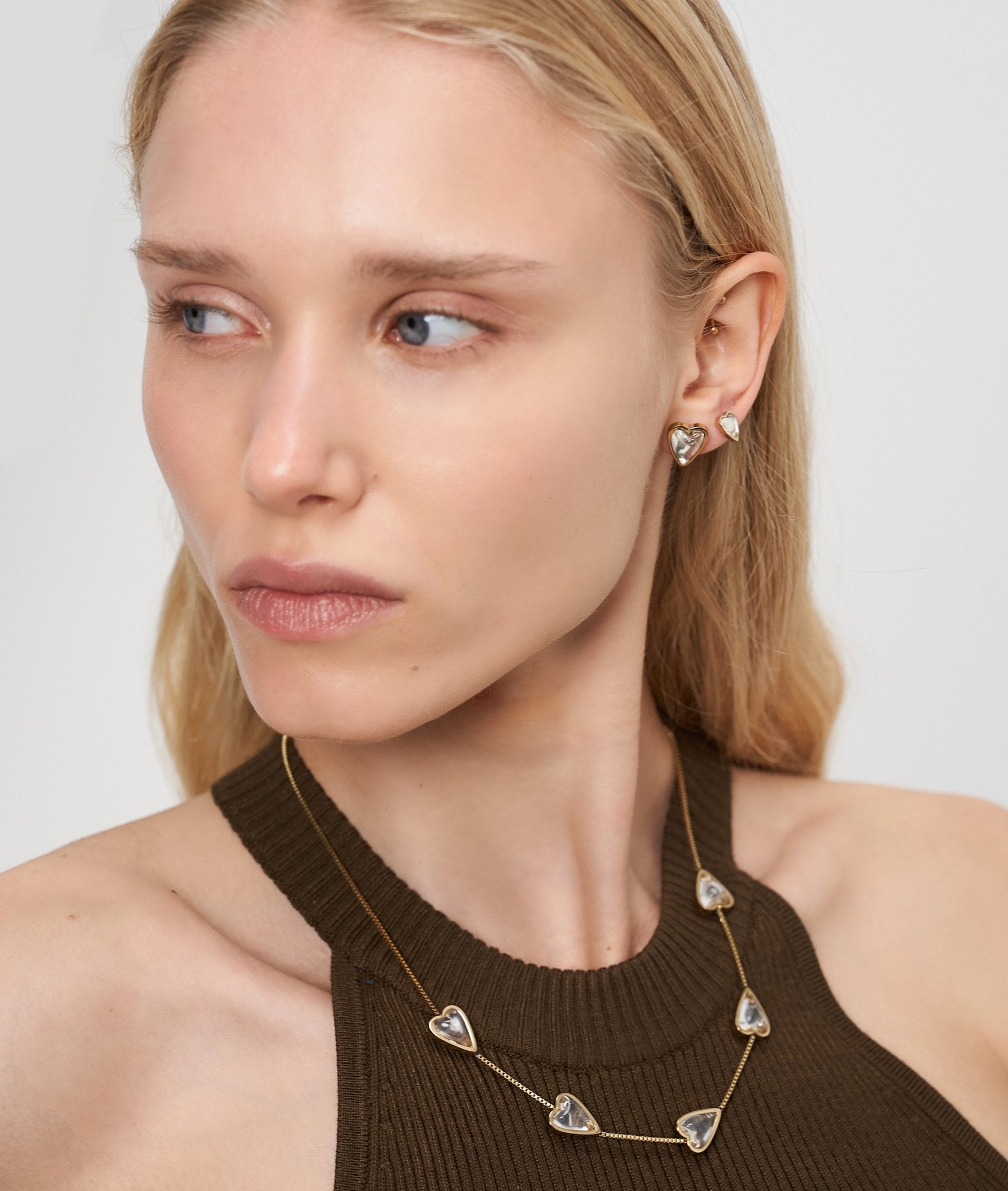 LIEBESKIND BERLIN Halskette - Glass Heart - Cool | Time