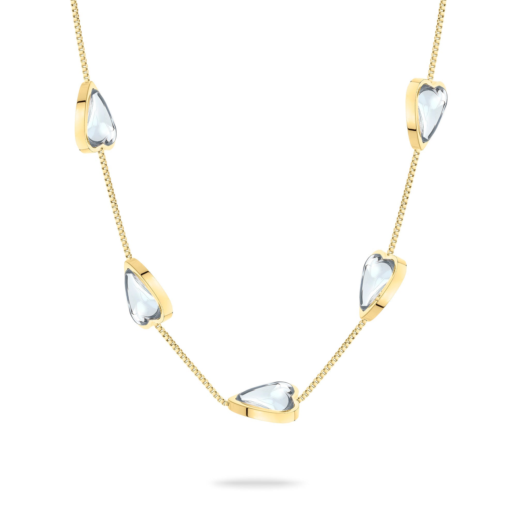 LIEBESKIND BERLIN Halskette - Glass Heart - Cool | Time