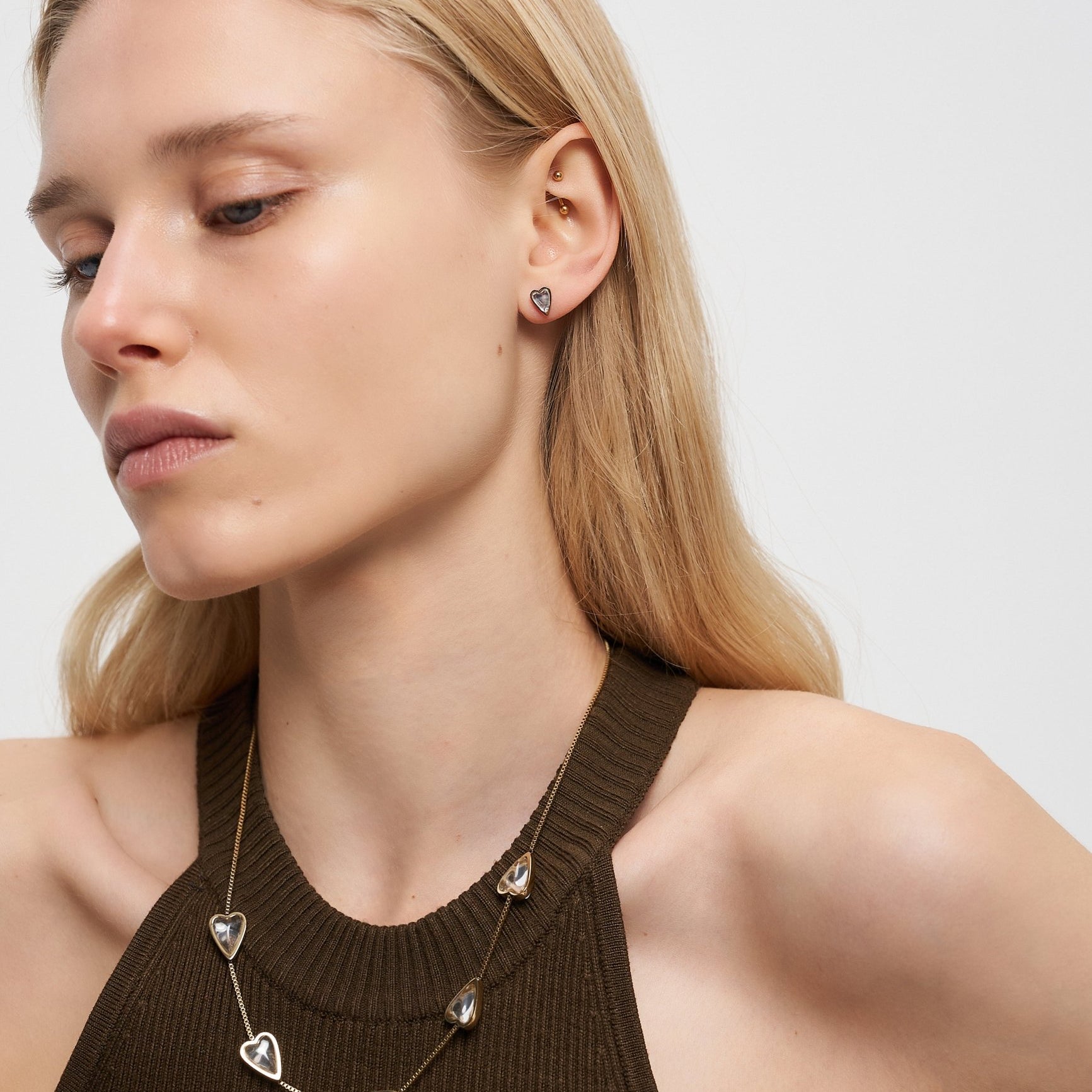 LIEBESKIND BERLIN Halskette - Glass Heart - Cool | Time