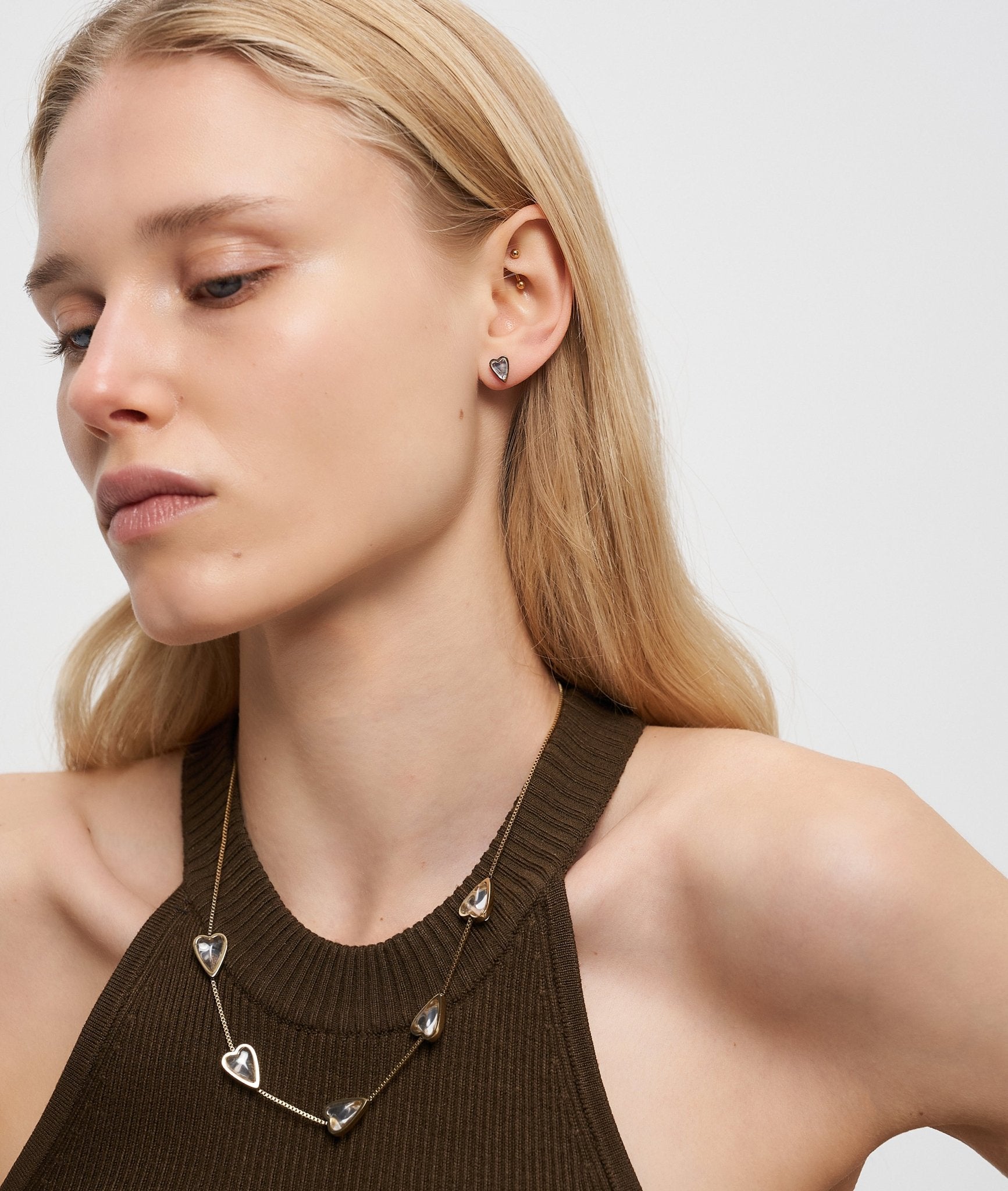 LIEBESKIND BERLIN Halskette - Glass Heart - Cool | Time