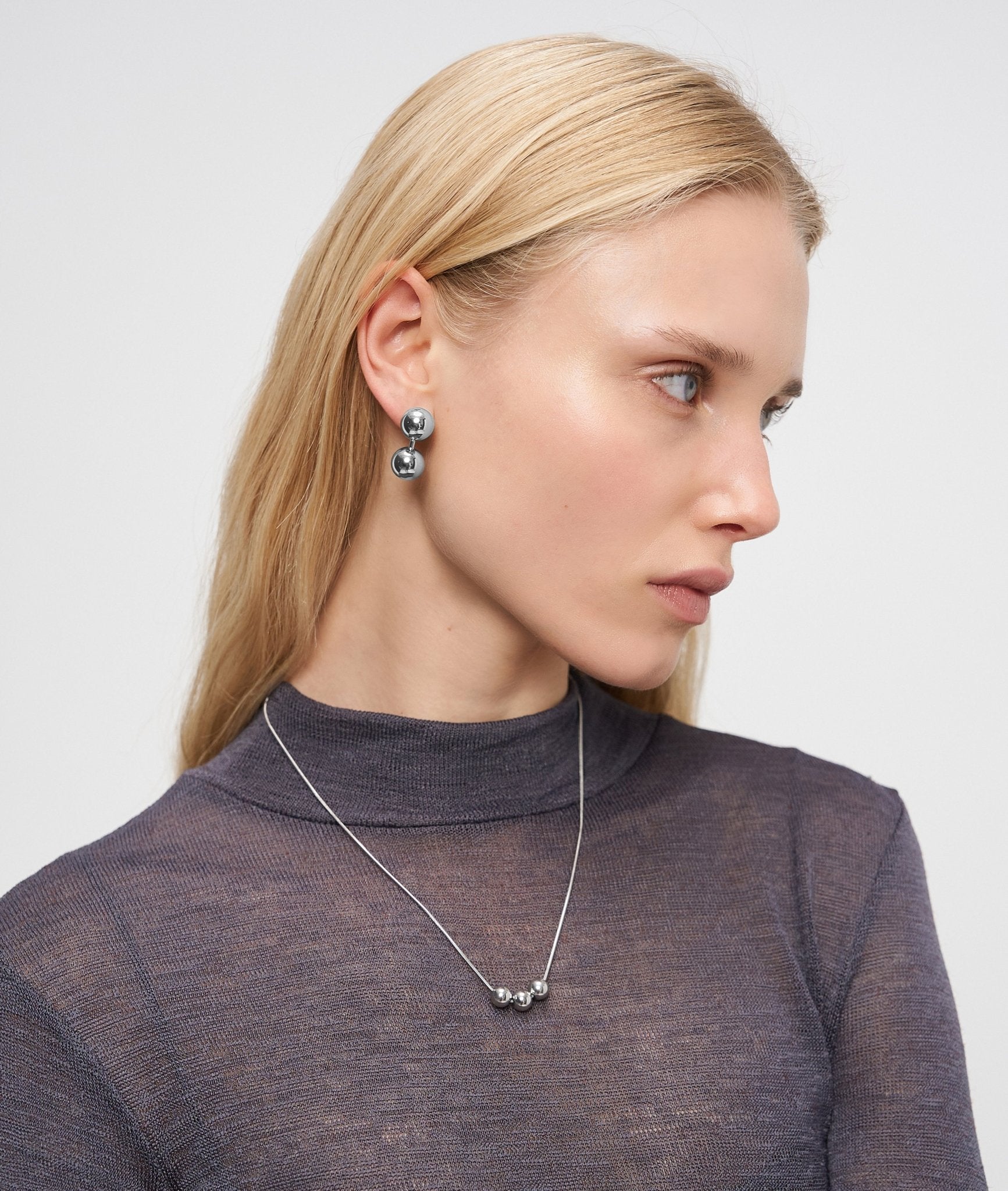 LIEBESKIND BERLIN Ohrstecker - Steel Ball - Cool | Time