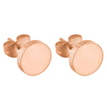 Liebeskind Berlin Ohrstecker in Kreisform, in der Farbe roségold; Produktbild