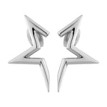 Liebeskind Berlin Ohrstecker in Form eines halben Sterns, in der Farbe silber; Produktbild