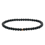 Liebeskind Berlin Armband Beads; schwarzer Turmalin in der Farbe roségold Steingröße 4mm Produktbild