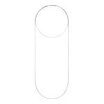 Liebeskind Berlin Halskette bestehend aus einem silbernem Halsreif und einer silbernen Schlangenkette im Layeringstyle; Zusatzbild